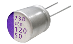 New OS-CON™ SEPG Series Conductive Aluminum-Polymer Solid Capacitor
