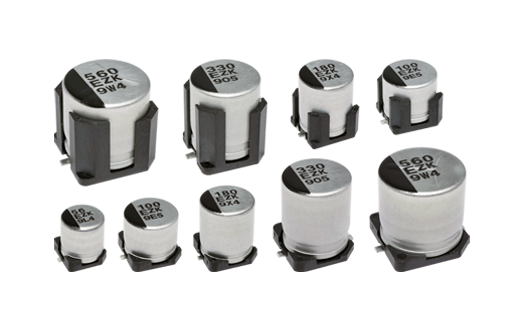EEH-ZK(U) Series Conductive Polymer Hybrid Aluminum Electrolytic Capacitors