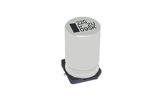 EEH-ZU Series (SMD, High Temp. Reflow) Conductive Polymer Hybrid Aluminum Electrolytic Capacitors