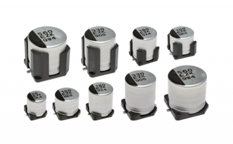 EEH-ZK(U) Series Conductive Polymer Hybrid Aluminum Electrolytic Capacitors