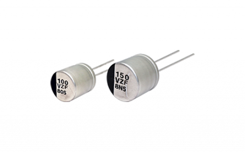 EEH-ZF Series Conductive Polymer Hybrid Aluminum Electrolytic Capacitors