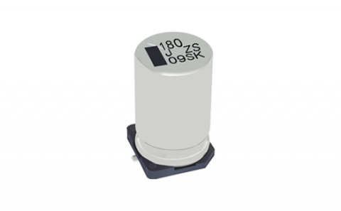 EEH-ZS(U) Series (SMD, High Temp. Reflow) Conductive Polymer Hybrid Aluminum Electrolytic Capacitors