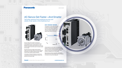 AC Servos Get Faster - And Smarter White Paper