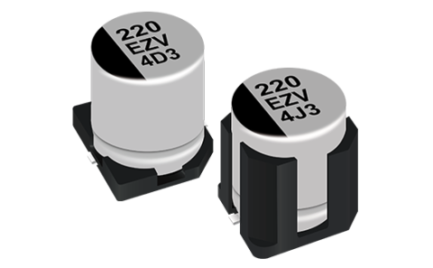 EEH-ZV Series (SMD, High Temp. Reflow) Hybrid Capacitors