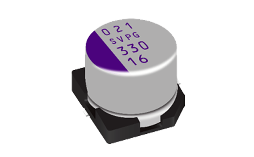 Hero image for SVPG Series OS-CON™ Conductive Polymer Aluminum Solid Capacitors