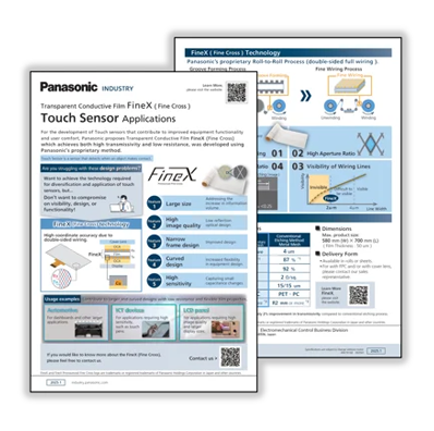 FineX Leaflet - Touch Sensor