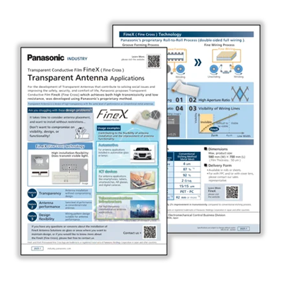 FineX Leaflet - Transparent Antenna