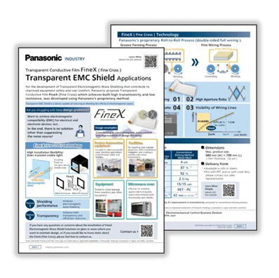 FineX Leaflet - Transparent EMC Shield