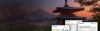 white paper pagoda