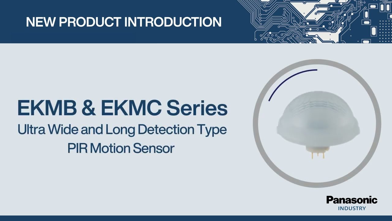 Thumbnail for New Product Introduction: Ultra Wide & Long Distance Detection Type PIR Motion Sensors