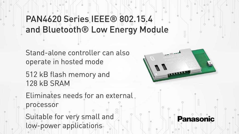 Thumbnail for Quick Clips: PAN4620 Series Mesh Networking RF Module