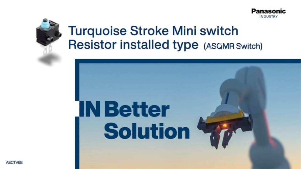 Thumbnail for Turquoise Stroke Mini Switch Resistor Installed Type (ASQMR Switch)