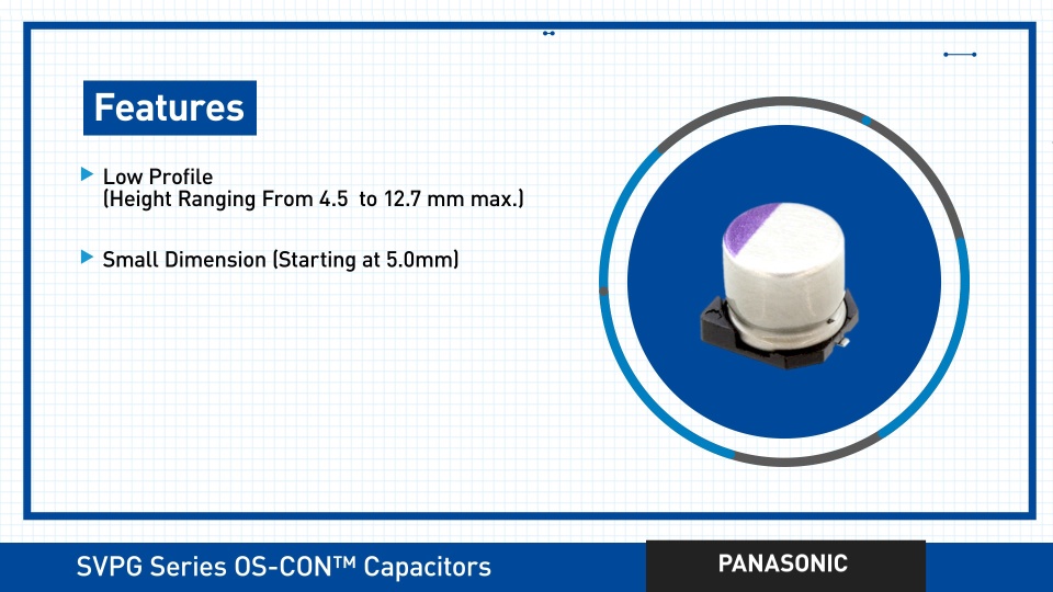 Thumbnail for New Product Brief: SVPG Series OS-CON™ Capacitors