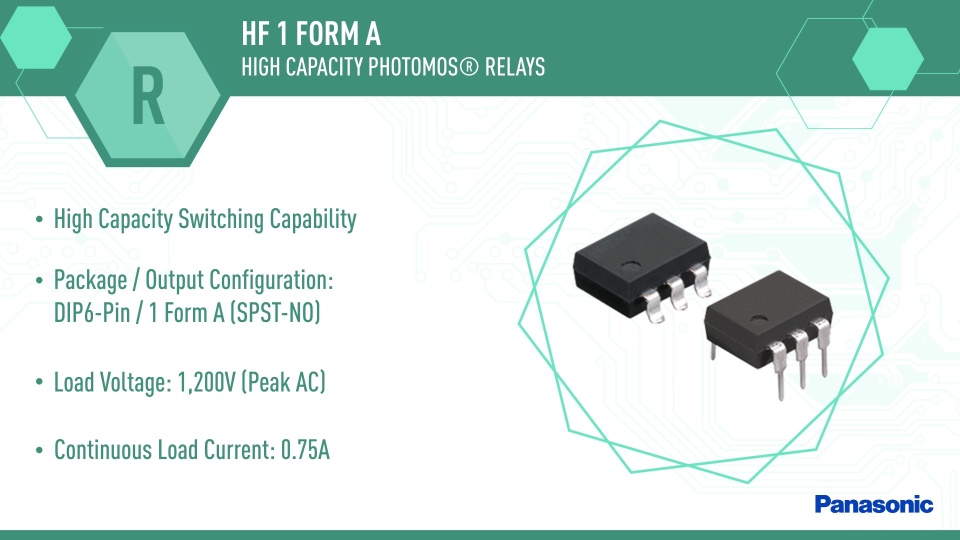Thumbnail for NPI: PhotoMOS® HF 1 Form A Series High Capacity Relays