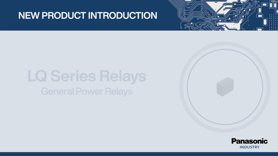 Thumbnail for New Product Information: LQ Series Relays