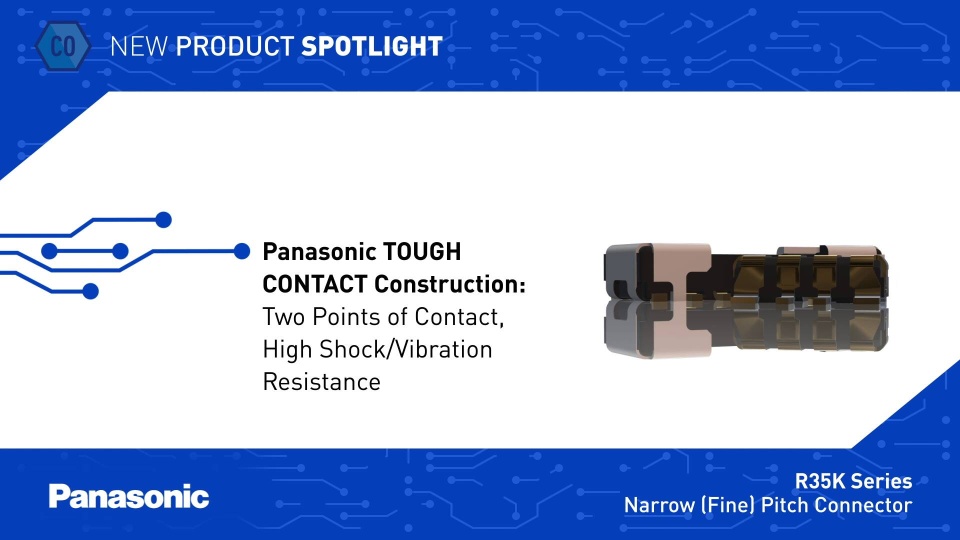 Thumbnail for New Product Spotlight: R35K Series Narrow (Fine) Pitch Connectors