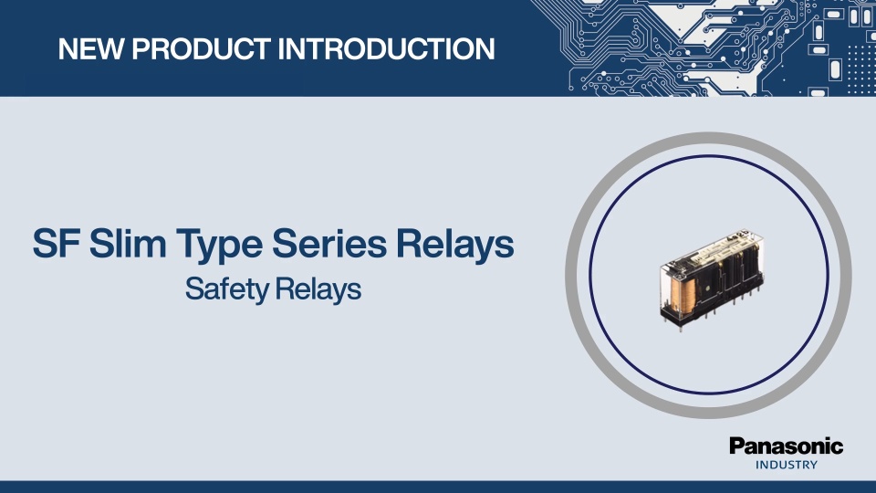 Thumbnail for New Product Information: SF Slim Type Series Relays