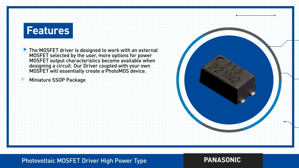 Thumbnail for New Product Brief: Photovoltaic MOSFET Driver High Power Type