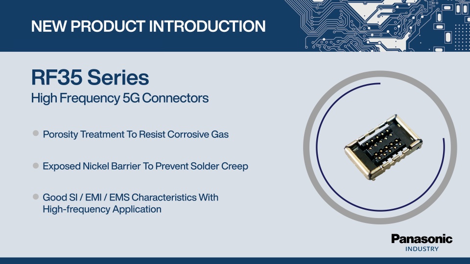 Thumbnail for New Product Introduction: RF35 Series Connectors