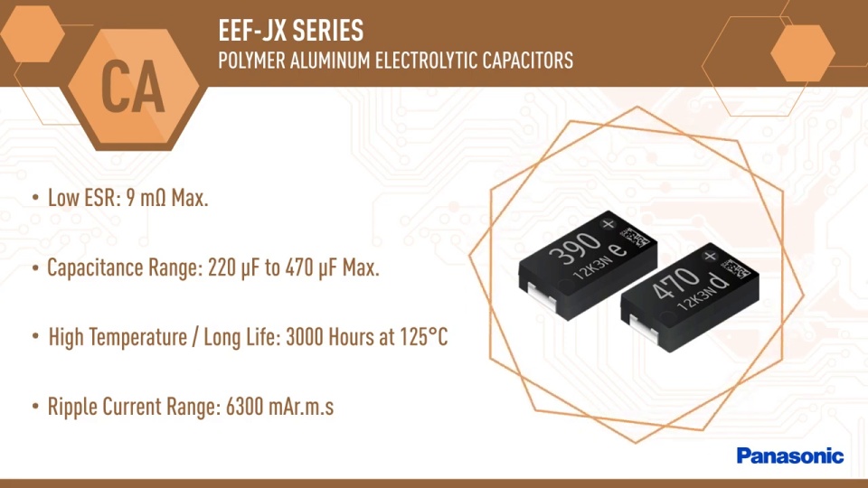 Thumbnail for NPI: EEF-JX Series Polymer Aluminum Electrolytic Capacitors