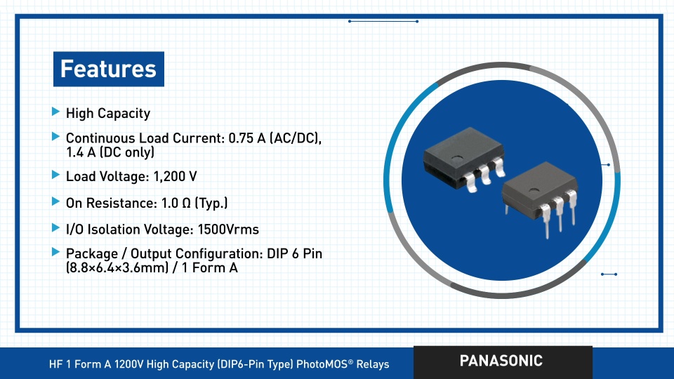 Thumbnail for NPI: PhotoMOS HF 1 Form A High Capacity Relays